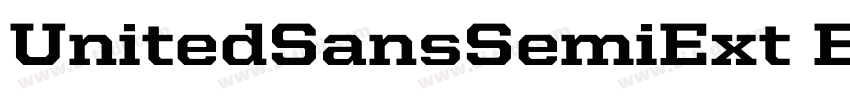 UnitedSansSemiExt Bo字体转换